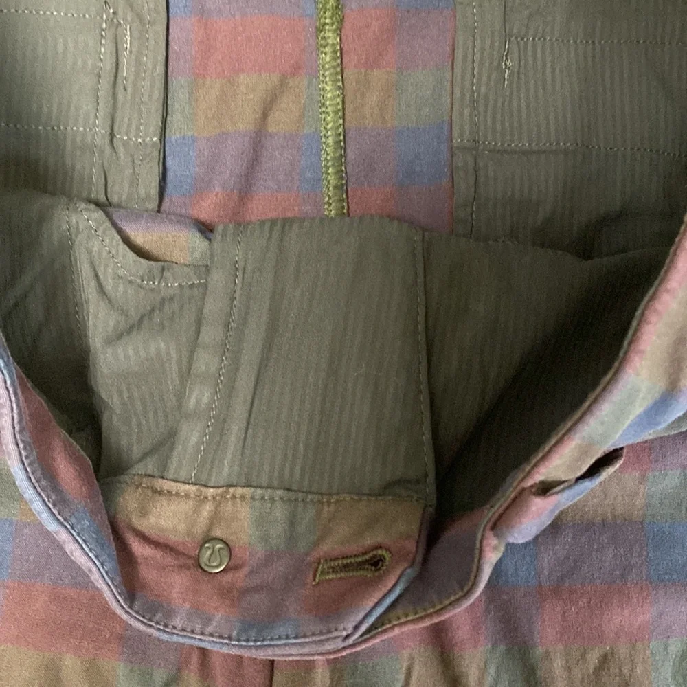 Lululemon Plaid Stretch Commission Shorts